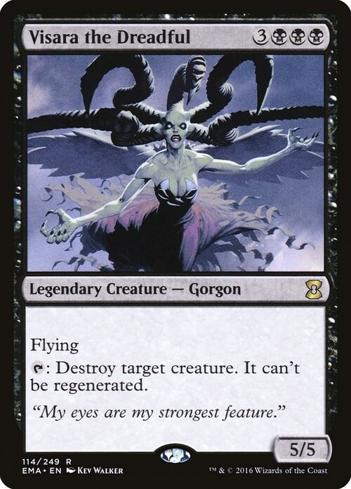 Visara the Dreadful Card Front