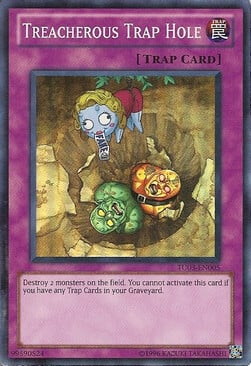 Treacherous Trap Hole Card Front