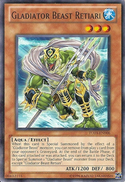 Gladiator Beast Retiari Card Front