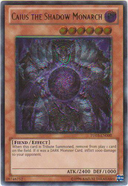 Caius the Shadow Monarch Card Front