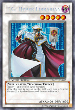 T.G. Hyper Librarian Card Front