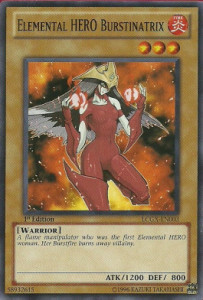 Elemental HERO Burstinatrix Card Front