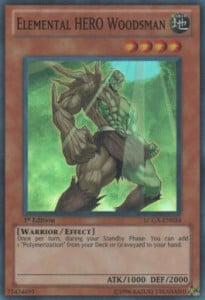 Elemental HERO Woodsman Card Front