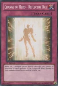 Change of Hero - Reflector Ray Card Front