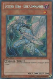 Destiny HERO - Disk Commander · Secret Rare 133sec