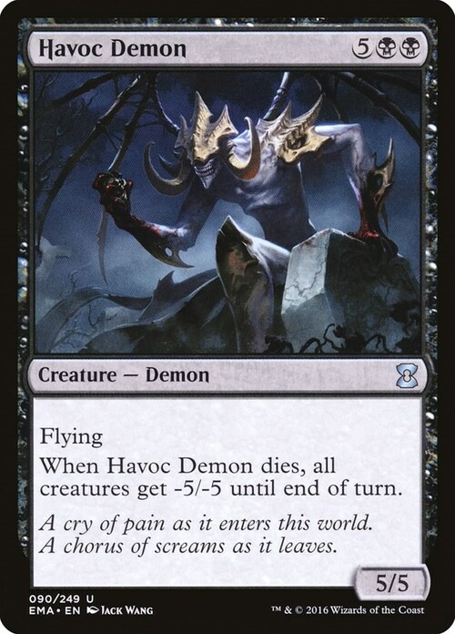 Demone della Distruzione Card Front
