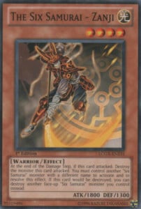 The Six Samurai - Zanji Card Front