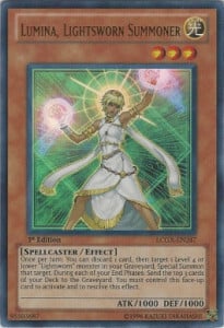 Lumina, Lightsworn Summoner Card Front