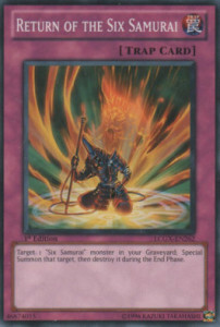 Return of the Six Samurai Card Front