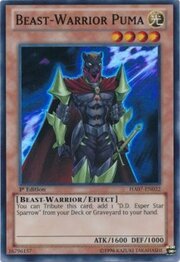 Beast-Warrior Puma · Super Rare 032