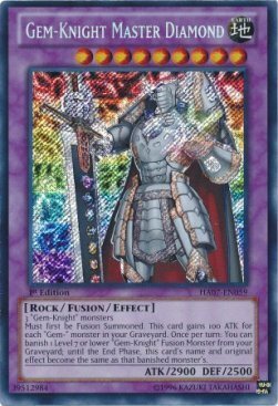 Gem-Knight Master Diamond Card Front