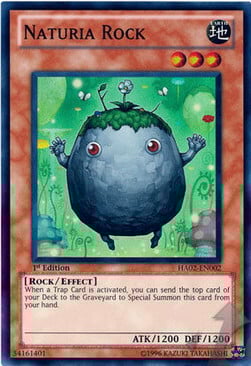 Naturia Rock Card Front