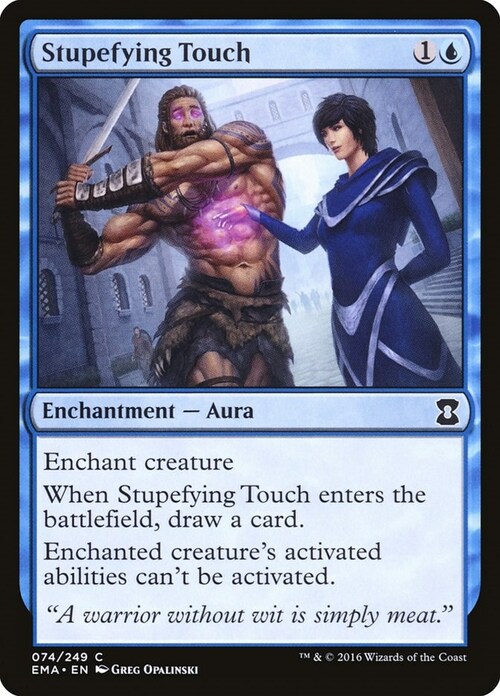 Stupefying Touch Card Front