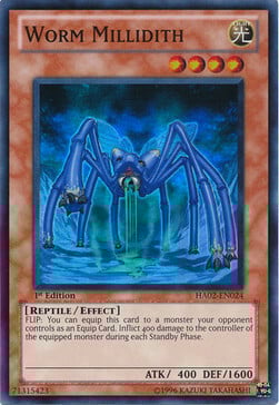Worm Millidith Card Front