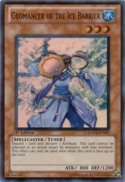 Geomancer of the Ice Barrier Card Front