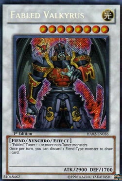 Fabled Valkyrus Card Front