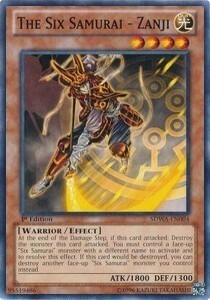 The Six Samurai - Zanji Card Front