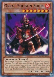 Great Shogun Shien Card Front