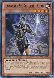 Legendary Six Samurai - Kizan Card Front