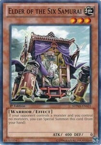 Anziano dei Sei Samurai Card Front