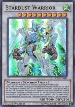 Stardust Warrior Card Front