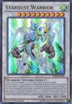 yugioh stardust warrior structure deck (SDSE-EN040) [Structure Deck: Synchron Extreme]  Pokemon Plug Stardust Warrior Structure Deck: Synchron