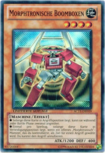 Morphtronic Boomboxen Card Front