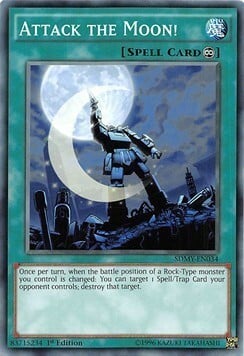 Attack the Moon! Card Front