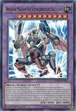 Imperion Magnum the Superconductive Battlebot Card Front