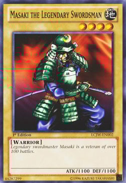 Masaki the Legendary Swordsman Card Front