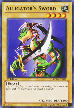 Alligator's Sword Card Front