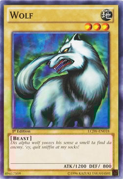 Wolf Card Front