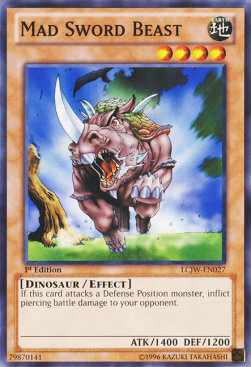 Mad Sword Beast Card Front