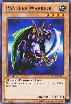 Panther Warrior Card Front