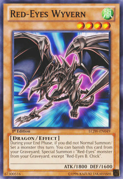 Red-Eyes Wyvern Card Front