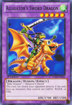 Drago Spada dell'Alligatore Card Front