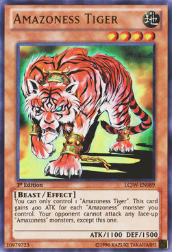 Amazoness Tiger Card Front