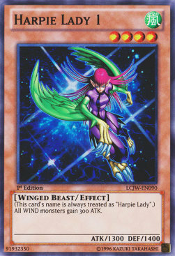 Harpie Lady 1 Card Front