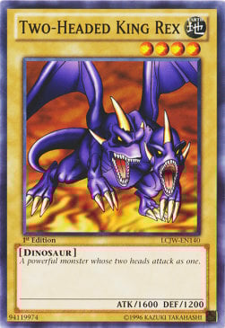 Two-Headed King Rex Card Front