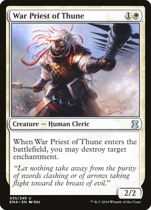 War Priest of Thune Card Front