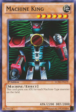 Machine King Card Front