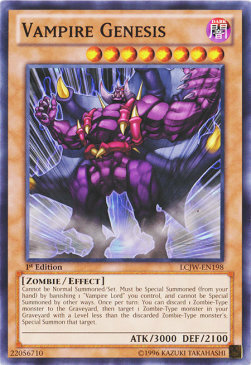 Vampire Genesis Card Front