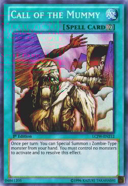 Call of the Mummy Card Front