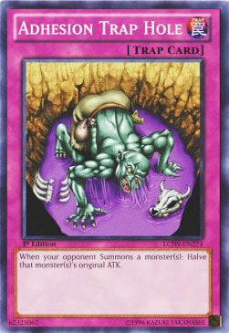 Adhesion Trap Hole Card Front