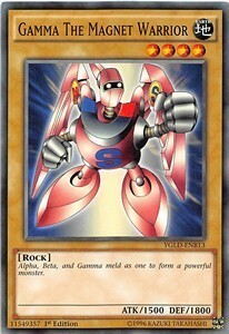 Gamma The Magnet Warrior Card Front
