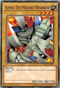 Alpha The Magnet Warrior Card Front