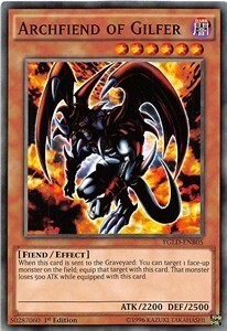 Archfiend of Gilfer Card Front