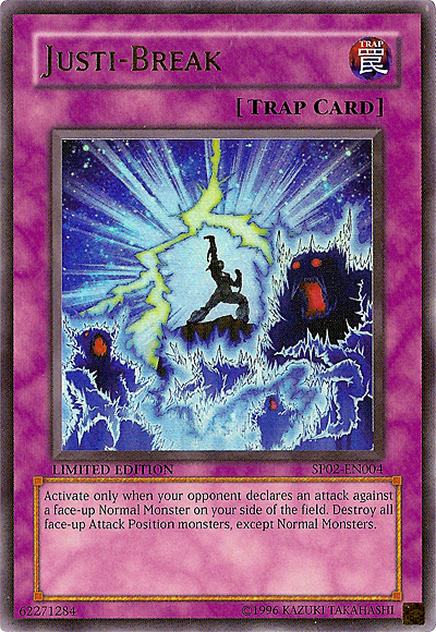 Justi-Break Card Front