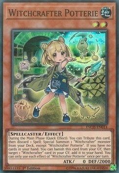 Witchcrafter Potterie Card Front
