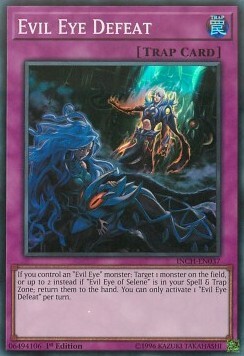 Evil Eye Defeat Card Front